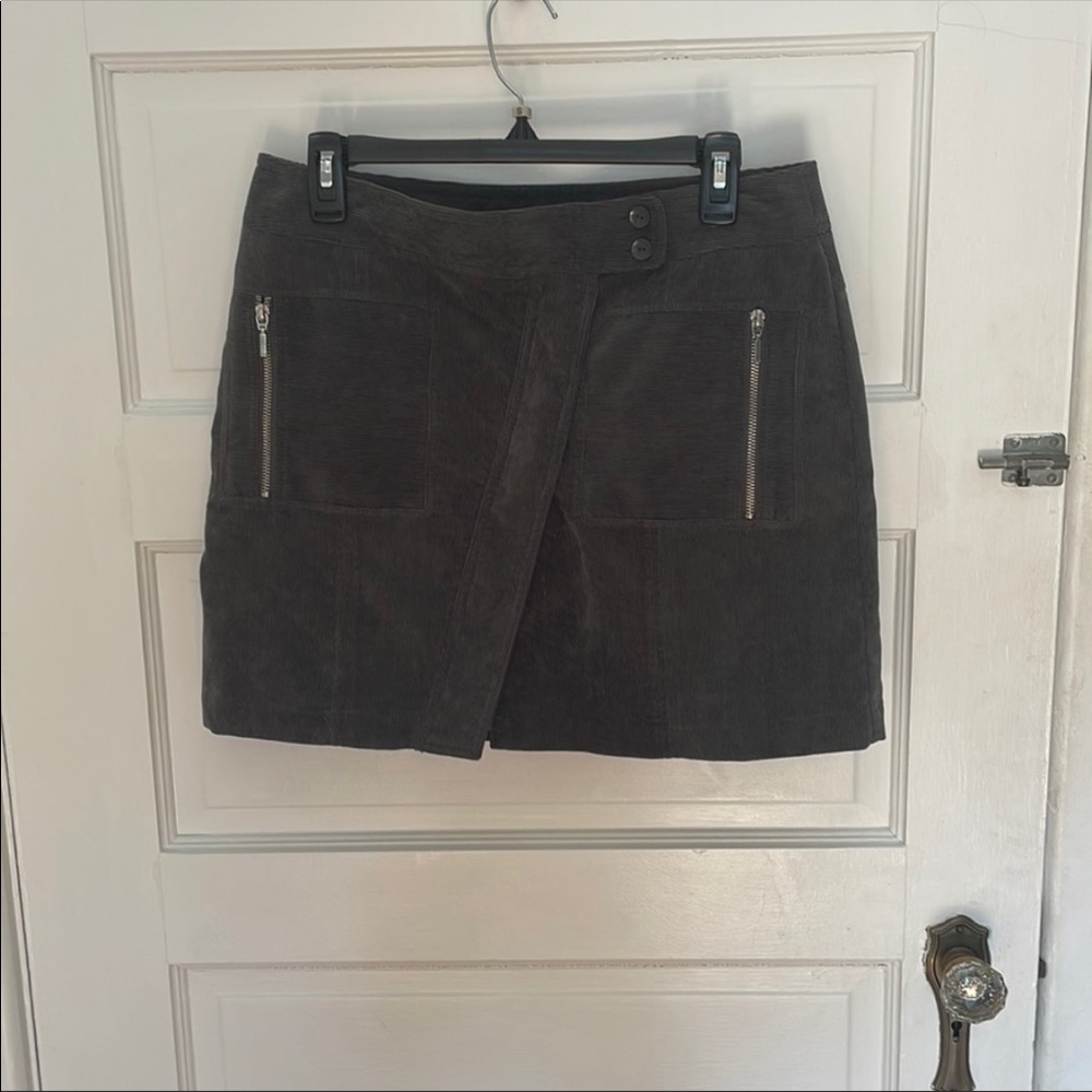 Cheap sea and Theodore grey new skirt with pockets and buttons